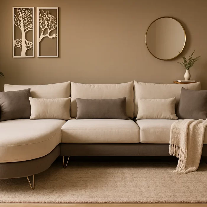 round Right Corner Sofa