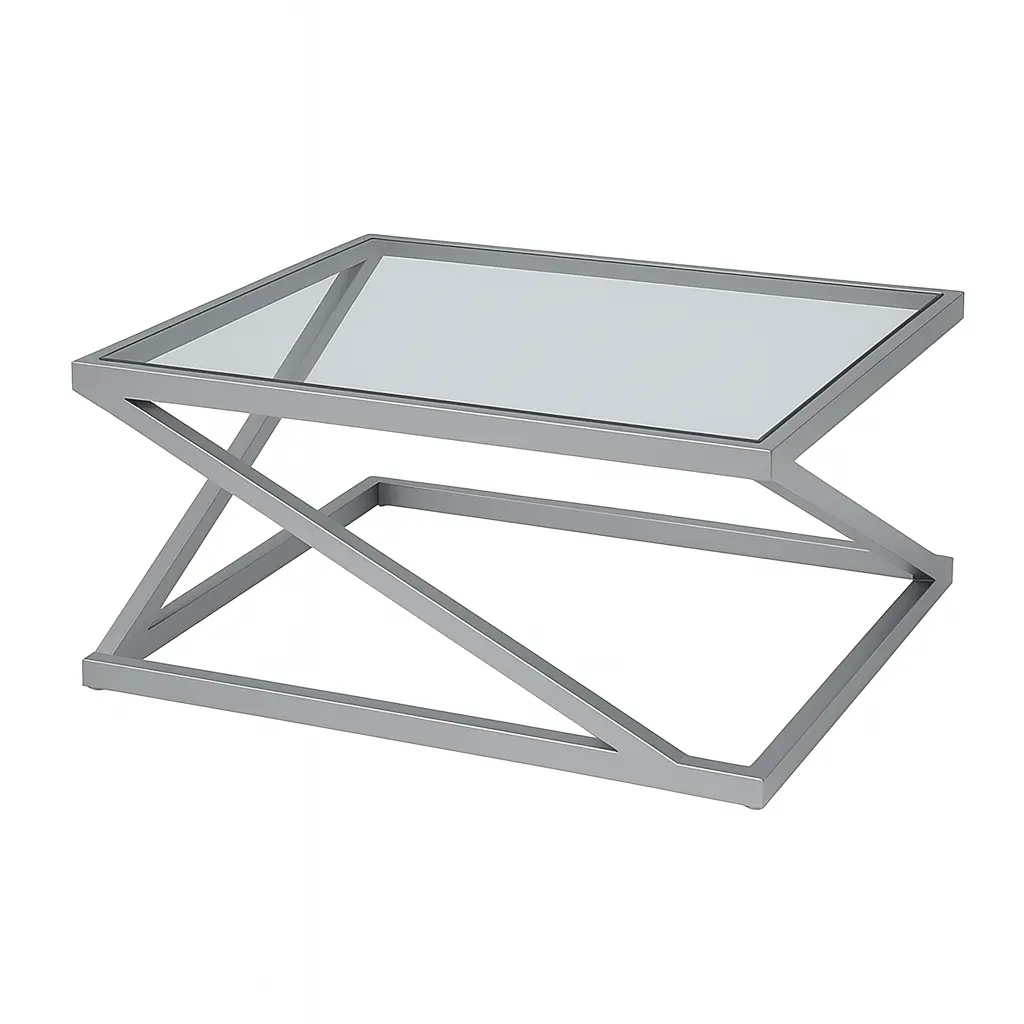 Silver Axis Center Table - Casa Bravo