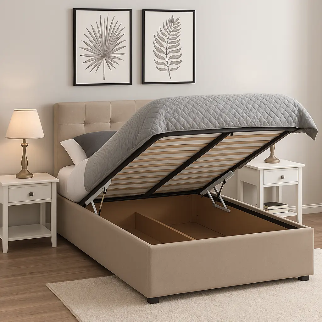 ModuloLift bed - a simple and stylish design with hidden storage space