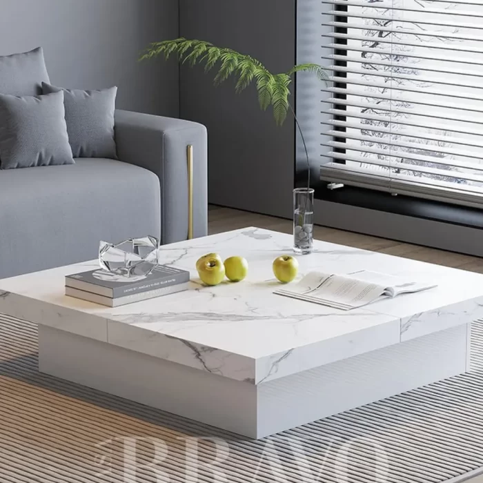 Marble Astra Transform Center Table - Casa Bravo