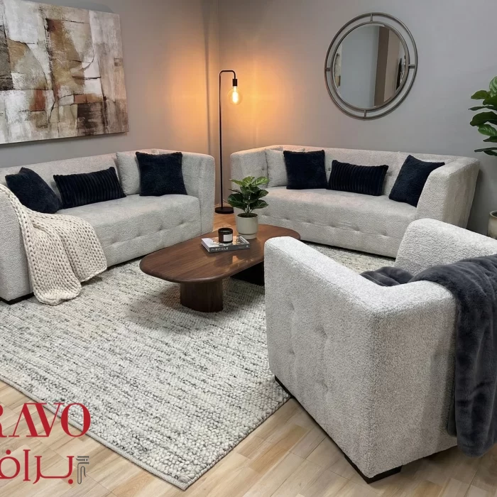 Pocket 3+3+1 Seater Sofa Set