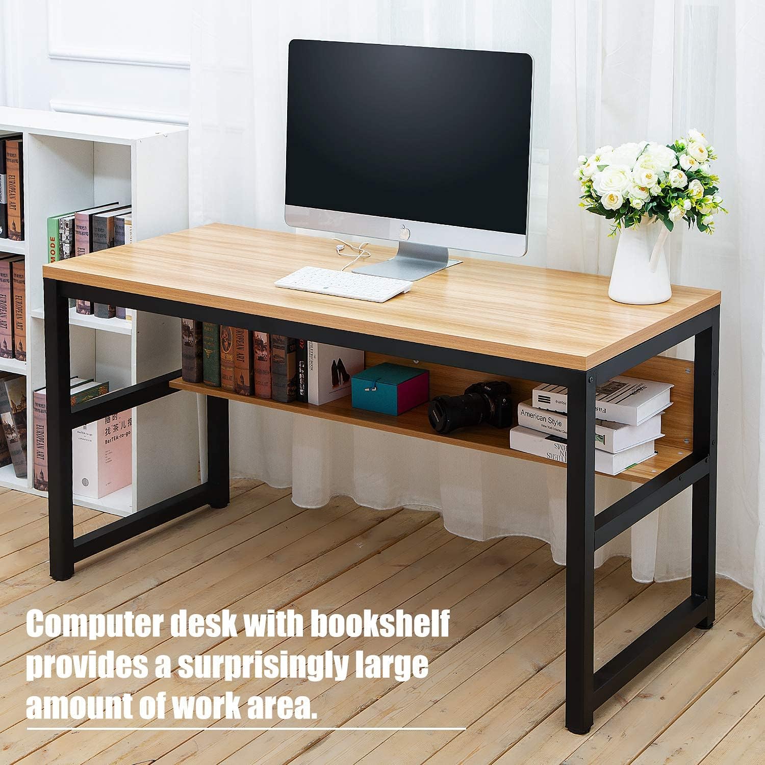 The Mid-Century Beam Desk
