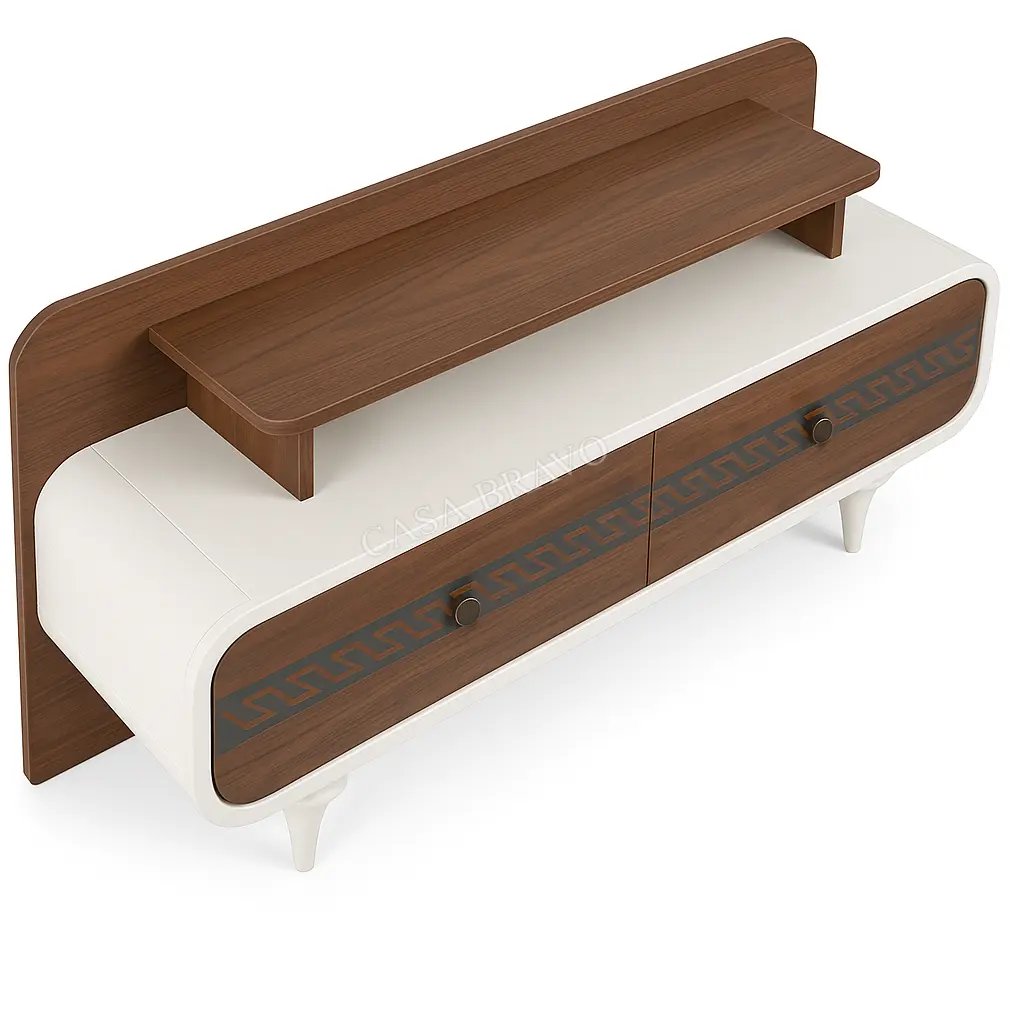 The Floating Retro Media Console