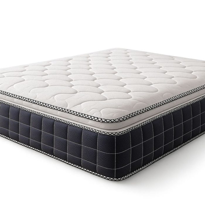 CASA BRAVO - GOOD NIGHT - Pocket Spring Mattress with Pillowtop Layer - Anti Bacterial Fabric - Premium - 28 Cm Height