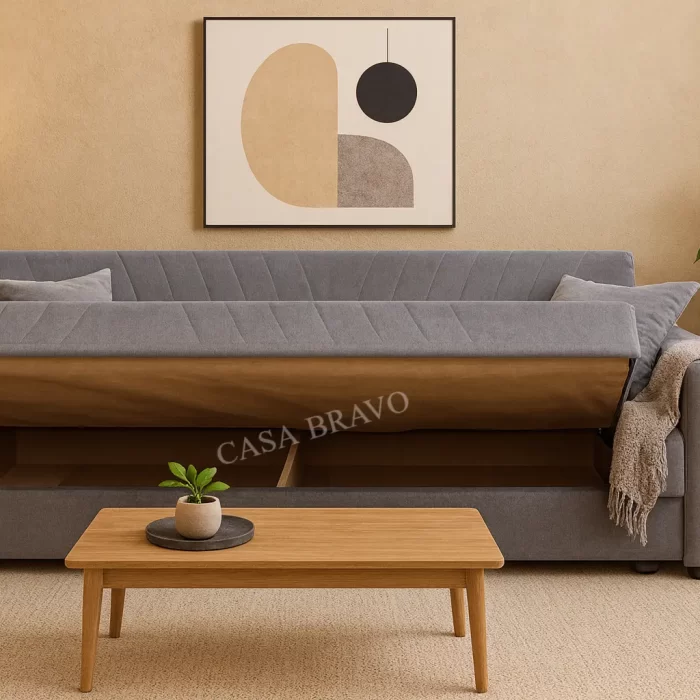 Casa Bravo Premium Storage Sofabed – Elegant Comfort with Smart Functionality