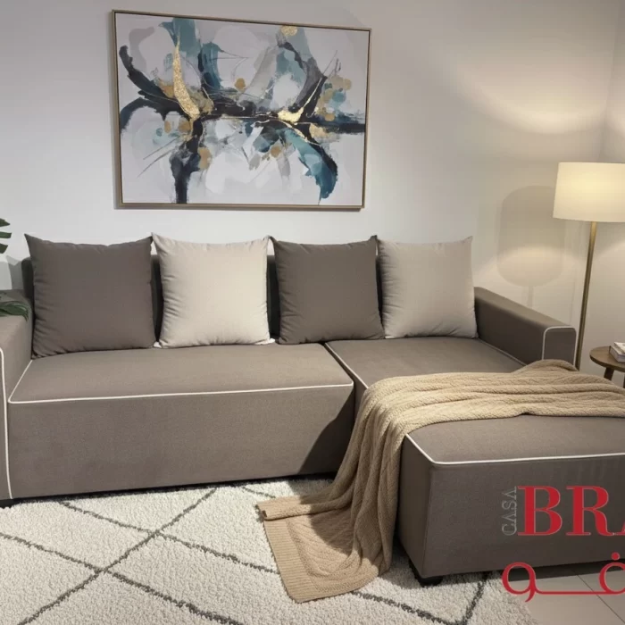 Jumbo Fabric Left Corner Sofa