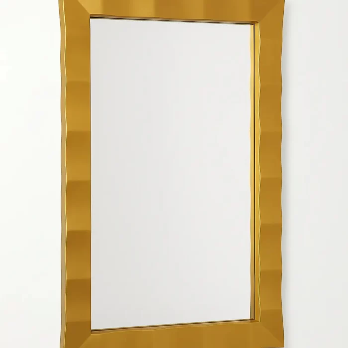 Golden Wave Frame Mirror - Casa Bravo
