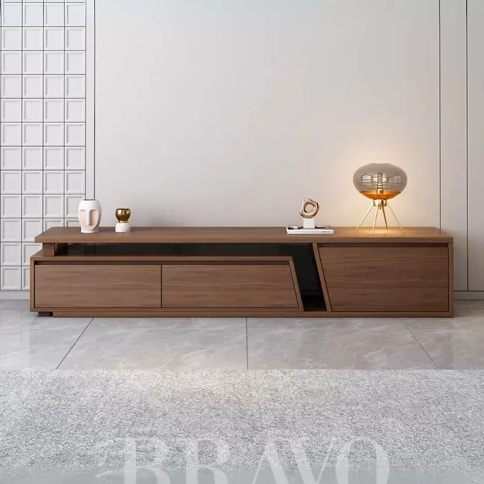 Linea Walnut Media Console