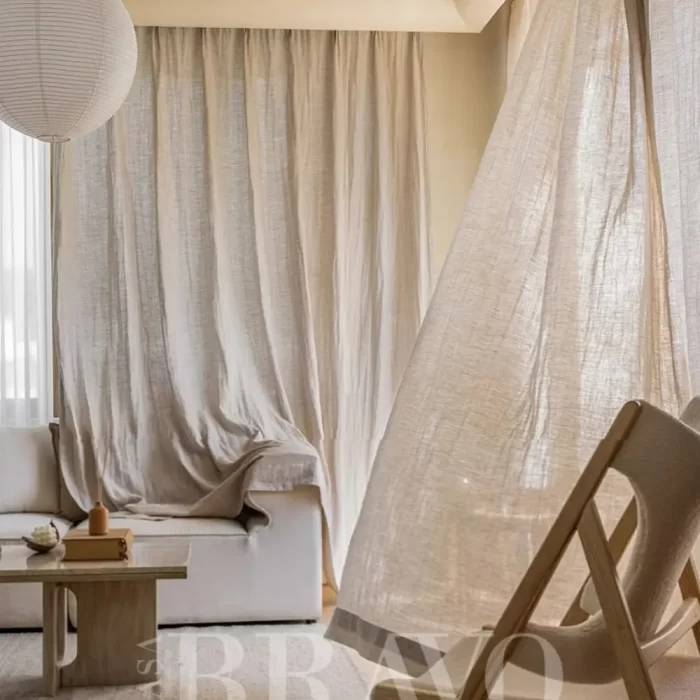 Luxury Sheer Voile Curtains - Cloud-Soft Light Filtering Window Panels