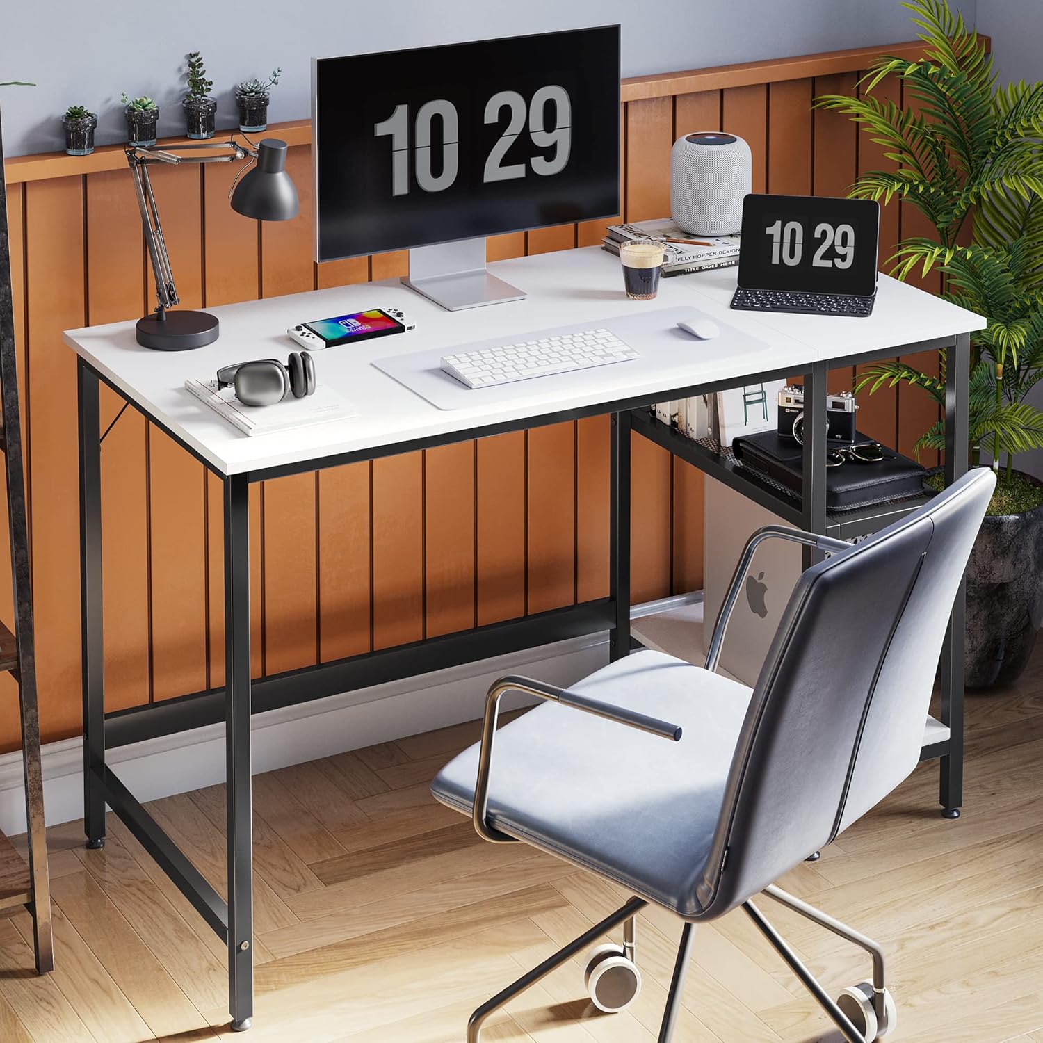 The Multi-Tier Bookcase Desk