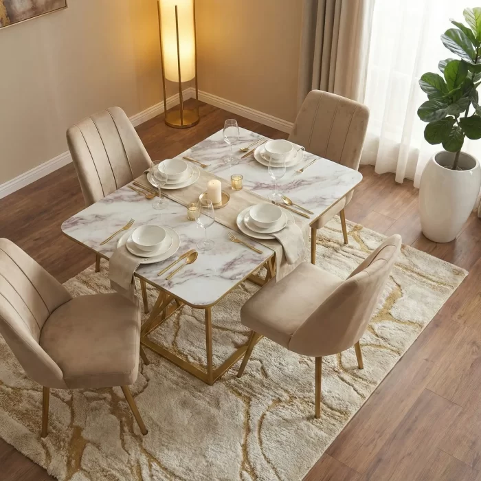 Daphne 4-Seater Dining Set